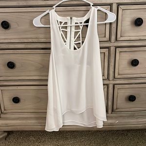 BCBG Clarissa Tank top in white